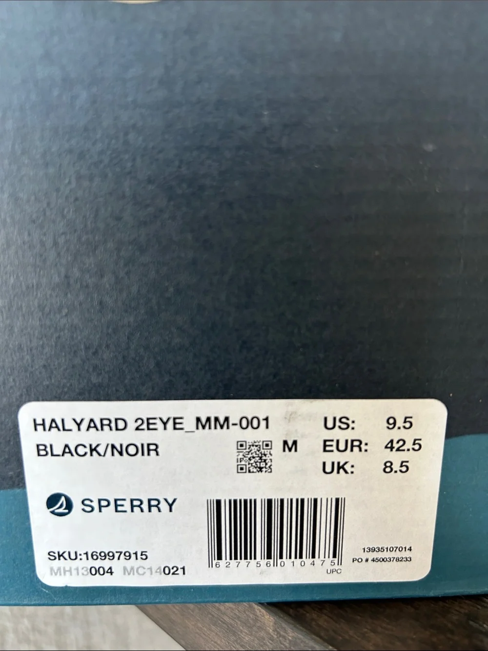 Sperry men’s shoe